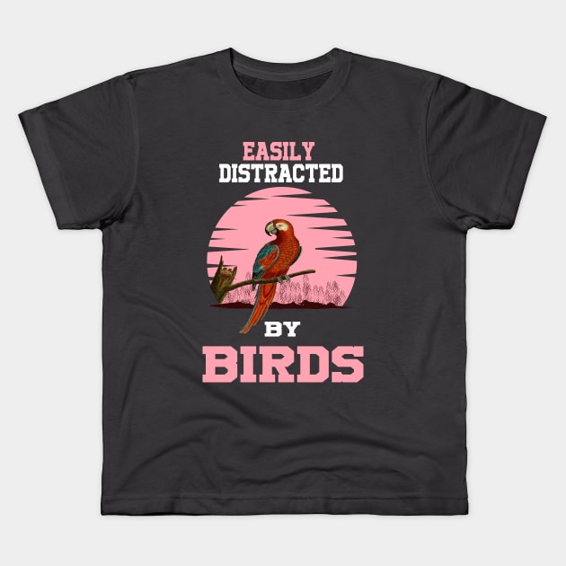 birds Kids T-Shirt by khalid12